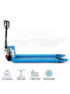 Hosszúvillás (180 cm) kézi raklapemelő BF2500L-180