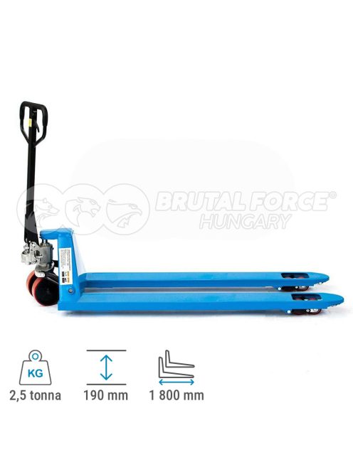 Hosszúvillás (180 cm) kézi raklapemelő BF2500L-180