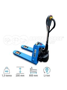   Rövidvillás gyalogkiséretű elektromos raklapemelő Li-ion EPT15H