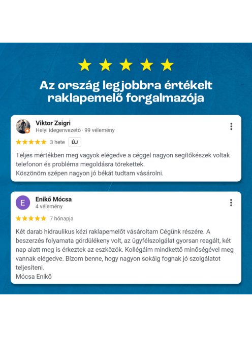 Hidraulikus kézi emelő WMS 1000-1600